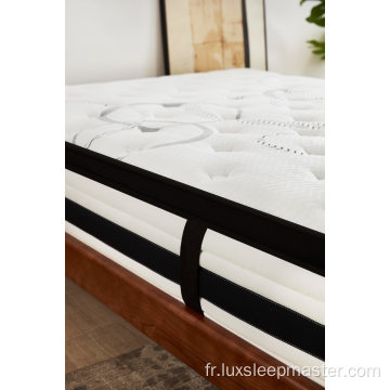 Matelas durable en mousse à mémoire de forme à ressorts ensachés